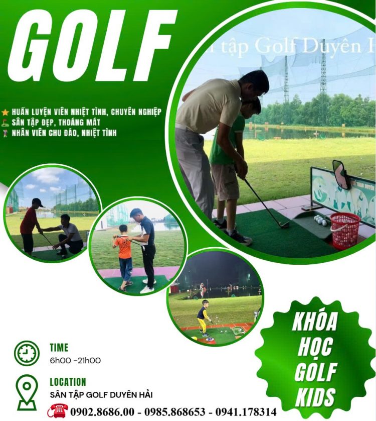 KHAI GIẢNG KHÓA HỌC GOLF KIDS